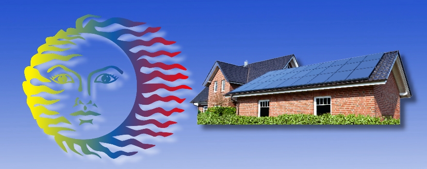 Sonne-Haus-Photovoltaik